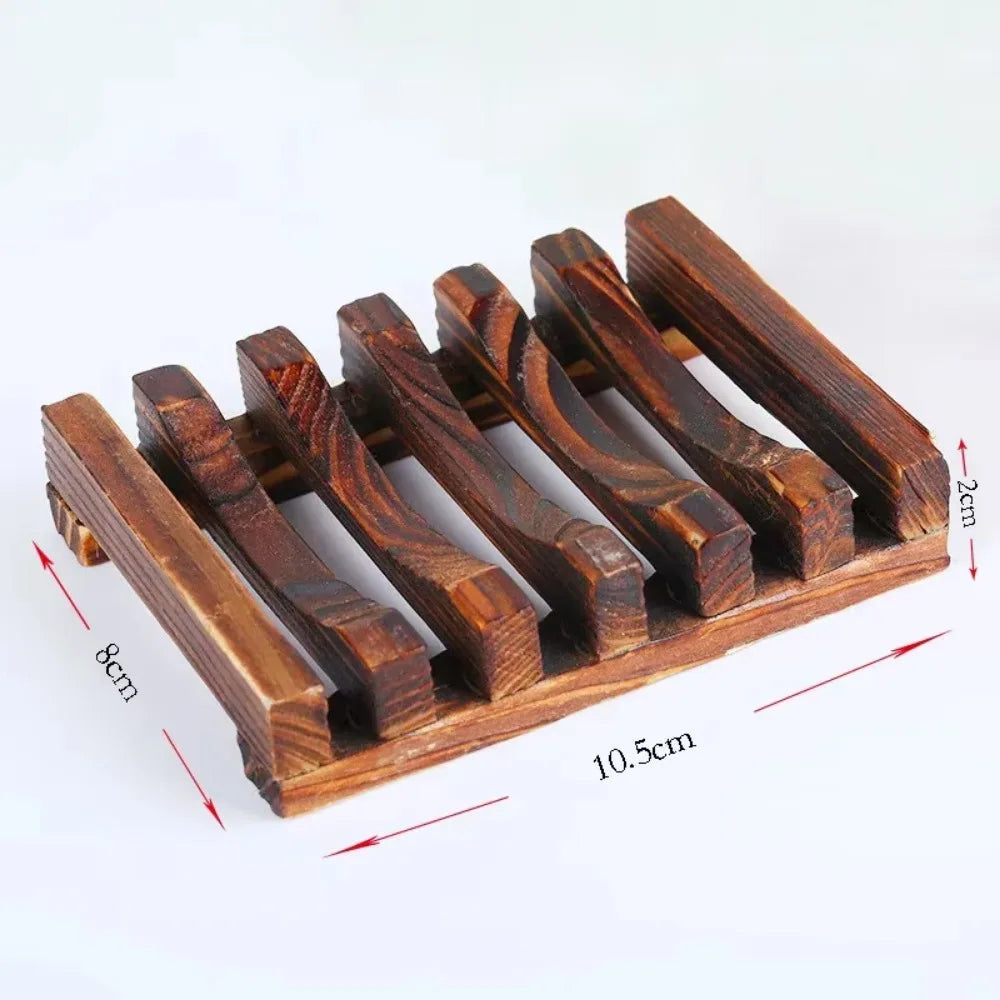 Porte-Savon en Bois – Drainage Naturel & Élégance Minimaliste