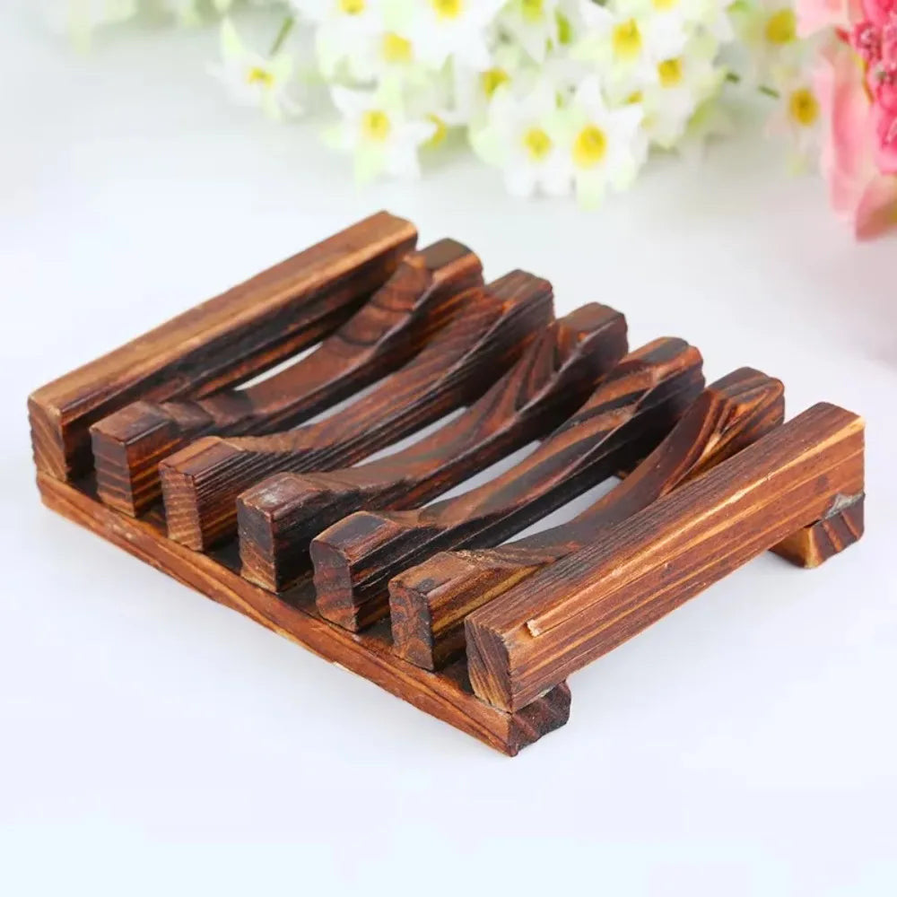 Porte-Savon en Bois – Drainage Naturel & Élégance Minimaliste