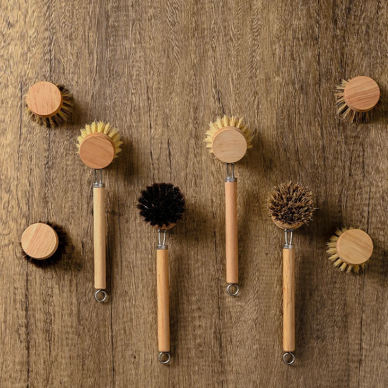 Brosse Vaisselle en Bois Rechargeable – Éco & Design