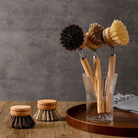 Brosse Vaisselle en Bois Rechargeable – Éco & Design